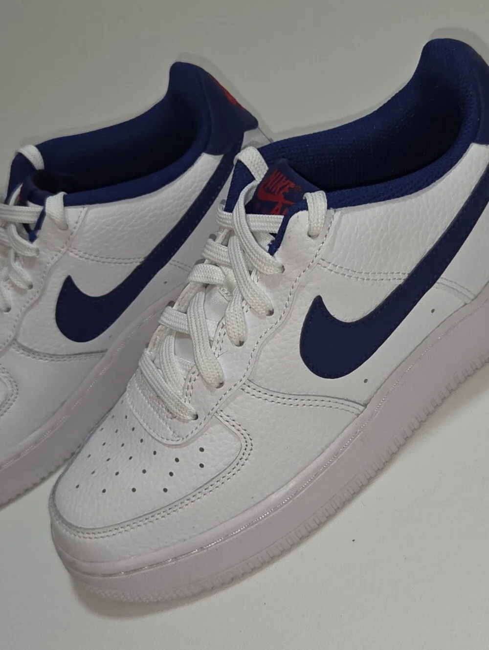 Nike Air Force 1 Low GS 6Y White Royal Blue Red AF1 Retro Streetwear Sneakers